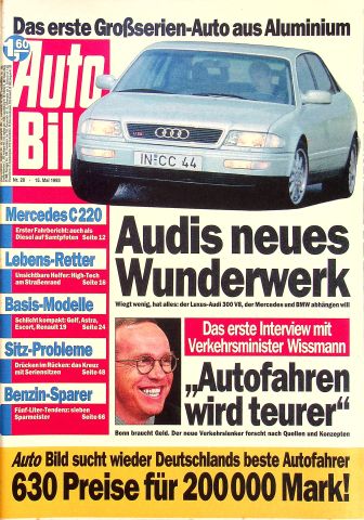 Deckblatt Auto Bild (20/1993)